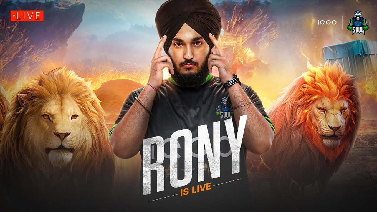 BGMI RANK PUSH LIVE 🚀 WITH @SOULJOKER9 | iQOOSoulRonY |
