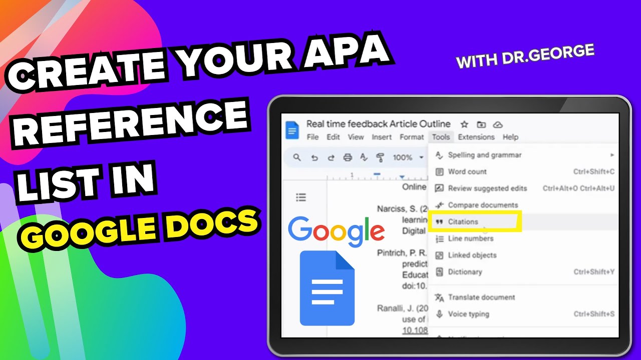 create-apa-reference-list-in-google-docs-youtube