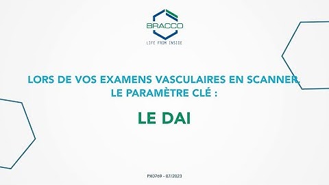 Le Débit d’Administration d’Iode (DAI) : paramètre clé des examens scanner vasculaires