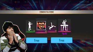 FREE EMOTE, DJ ALOK CHARACTER, DJ EMOTE NO HACK FREE FIRE 2020