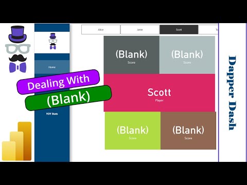 Power Bi : Dealing with Blanks (blank)