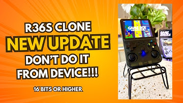 R36S Clone - New Update but don’t update from device