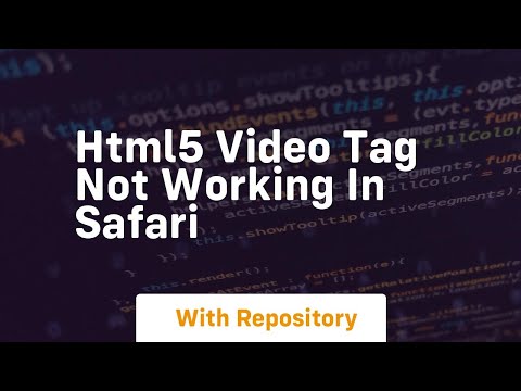html5 video tag