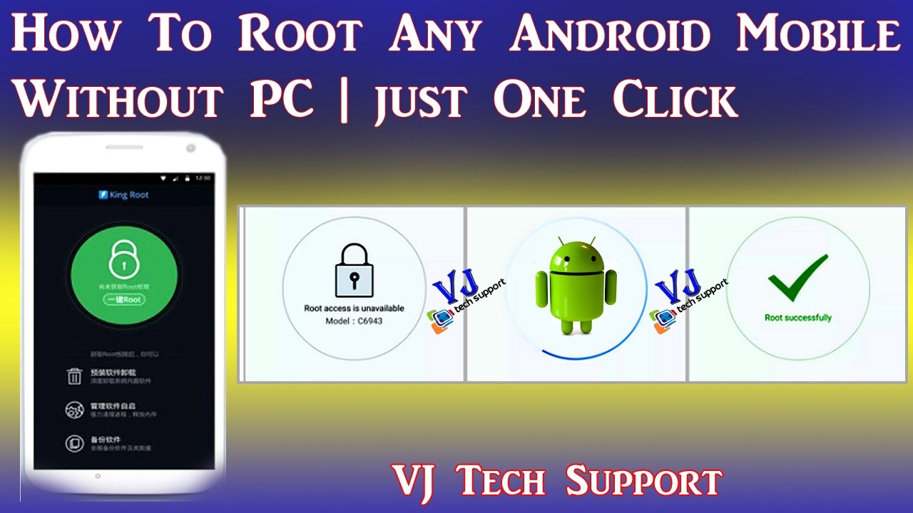 How To Root Any Android Mobile Without PC just One Click - YouTube