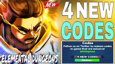 🎉NEW CODES🎉 ELEMENTAL DUNGEONS CODES (MARCH 2024) - ROBLOX ELEMENTAL DUNGEONS CODES