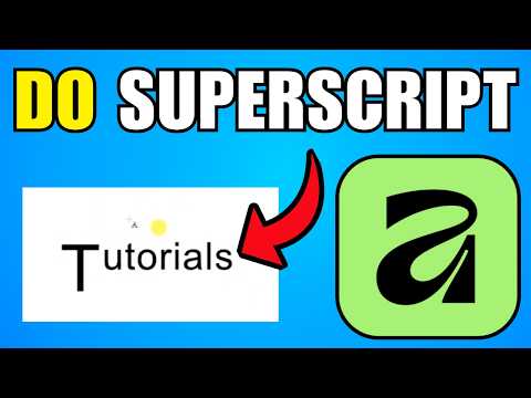 How To Do Superscript In Affinity Designer (2026) (Best Method)