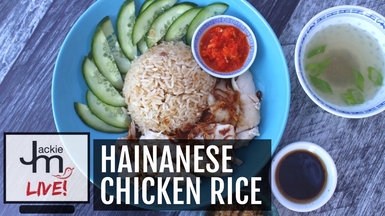 LIVE Replay - How to Make Hainanese Chicken Rice - YouTube