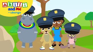 Hadithi Polisi Wanafanya Kazi Gani? Jifunze Kiingereza Na Akili Katuni Za Elimu Kwa Watoto