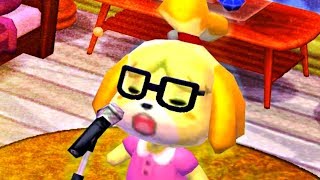 Isabelle sings to the beat