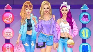 Bff dressup🥀 game || Makeover || Foreign dressup || Stylish❤️ design || android game play || makeup screenshot 2