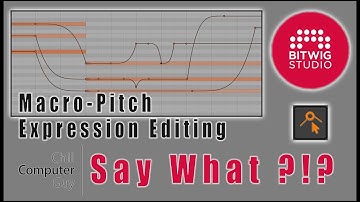Bitwig Studio 2 Quick Tips: Micro Pitch Expression Editing