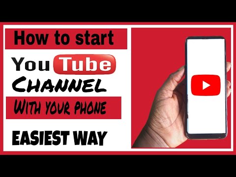 How to create a  channel on your mobile phone/ Beginner