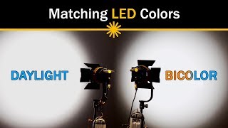 Matching Colors from one LED fixture to another