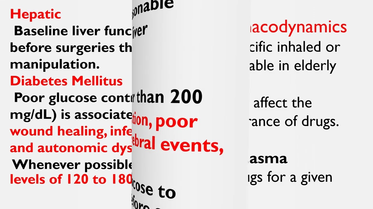 geriatric anesthesia