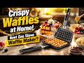 PANCA Waffle Pancake Maker | Non-Stick, Gas Compatible, Flip & Lock Design | Easy Cooking