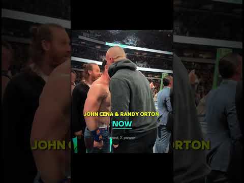 John Cena & Randy Orton 'Now vs Then' always best friends❤️ || mary on a cross 'edit'