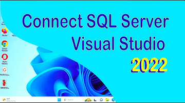 Connect SQL Server to Visual Studio 2022 | swift learn