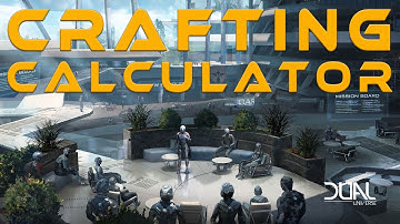 Dual Universe: 3rd Party Tools - Crafting Calculator