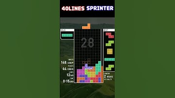 [TETR.IO] SS rank. Just a game of Tetris. 40Lines Sprinter. #329