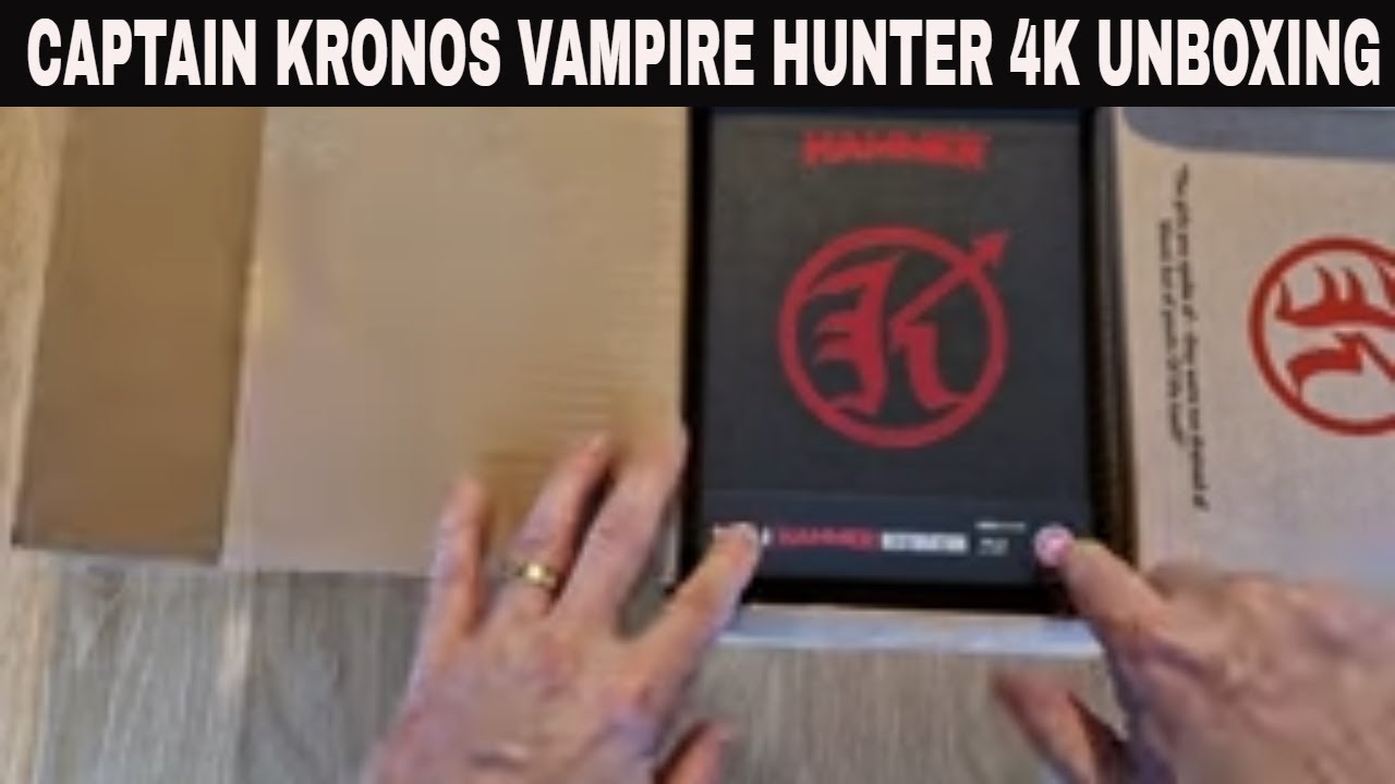 Бокс-сет «Капитан Кронос: Охотник на вампиров» 4K от Hammer Films, посвященный 50-летию.