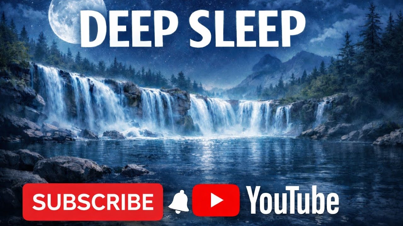 12hr Deep sleep water sounds relaxed 😌 #sleepmusic #watersounds #relaxingmusic 