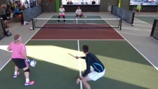 Chicken-N-Pickle Pickleball Tournament OMX 1/64 Finals Dave Weinbach/Stephanie Lane v Coats/Huskey