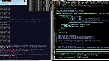 Advent of Code 2024 - Day 20 episode 3/finale - live solve, no (spoken) commentary