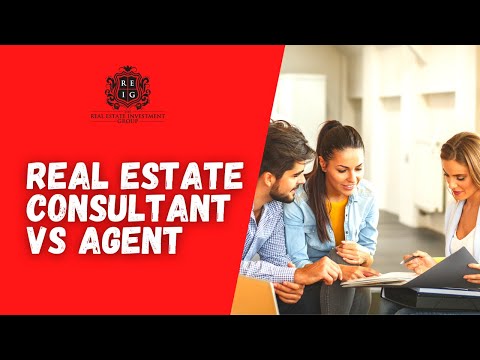Difference Between A Real Estate Consultant & Real Estate Agent