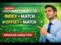 Excel Lookup Tricks You Must Learn | INDEX MATCH & OFFSET MATCH #excel #vlookup #exceltips