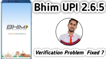 Bhim UPI Verification Problem Fixed After Changing Sim Oprater 2021 | YT Information