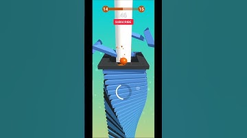 Stack Ball | Level 12 to 15 | Smashing Through Like a Pro! 🔥🏀 | #shorts #stackball #gaming