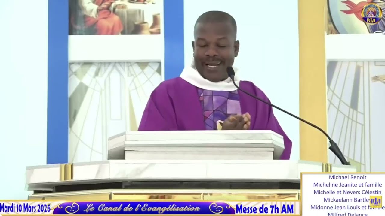 Homélie du jour par le Rév Père Lyonel Colin | Mardi 10 Mars 2026