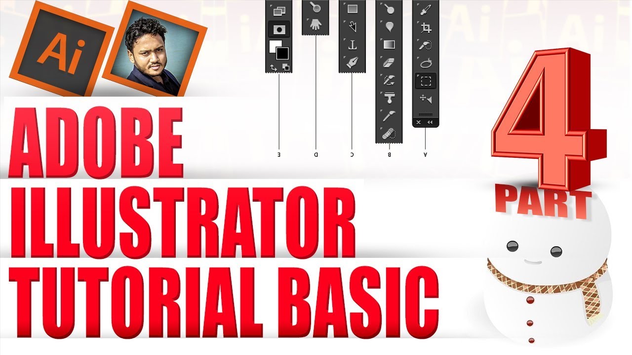 Learn Adobe Illustrator Basic Tools Tutorial I PART 4 I Bangla Tutorial ...