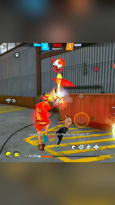 the head automatically comes off #freefire #subscribe