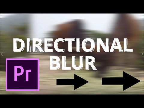 Directional Blur Transition Premiere Pro