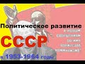 СССР в 1953—1964 гг. Обзор.Тема VI: Политические реформы хрущёвского времени.Часть 1