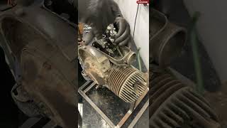 Carburettor Removal Clip From Full Engine Restoration. Bajaj, Vespa, Piaggio, Lml, Scooter