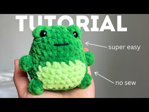 Adorable Crochet Frog Free Pattern Tutorial