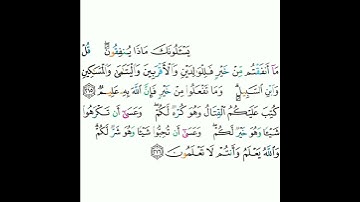 2 - سورة البقرة ٢١٥-٢١٦ - مشاري بن راشد العفاسي