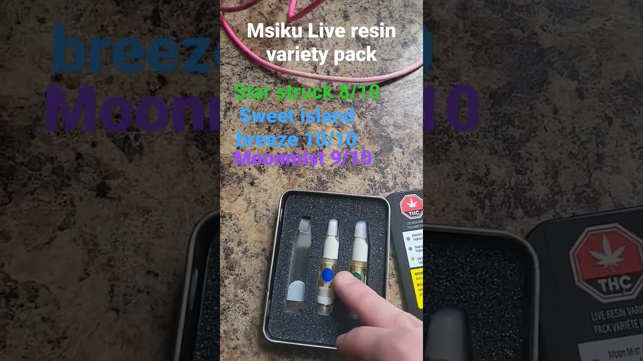 Msiku Live Resin Variety Pack