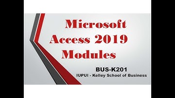 Access 2019 Modules 6&7 Part 02 Mailing Labels 1920x1080 Resolution