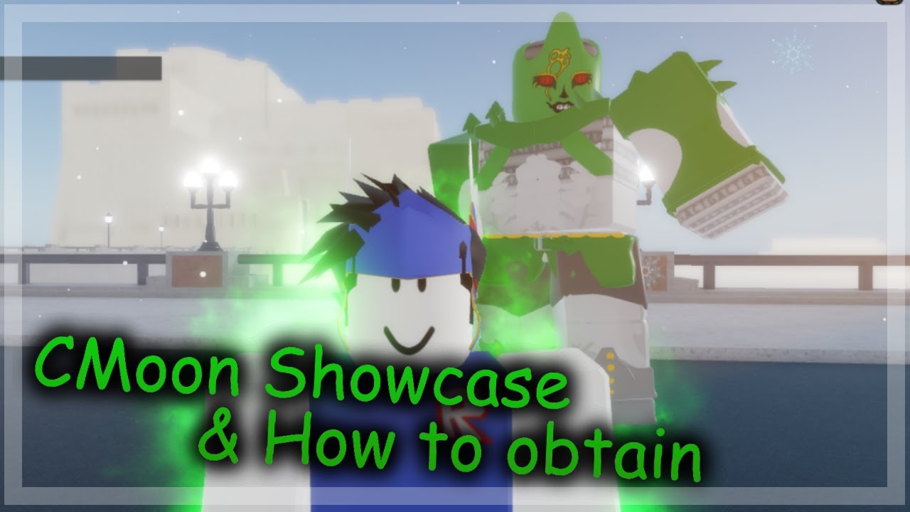 New Cmoon Stand Showcase How To Obtain Your Bizarre Adventure Youtube - roblox yba c moon