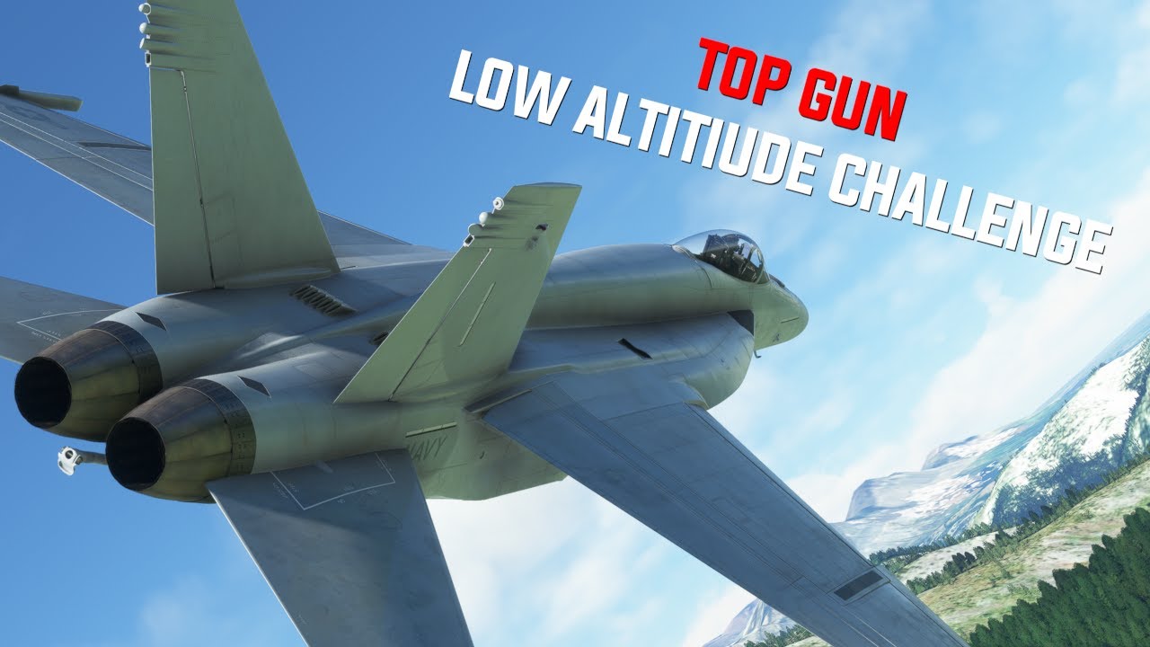Top Gun Low Altitude Challenge || Microsoft Flight Simulator - YouTube