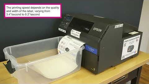 IPSi Print Lab - Epson C6500A: Continuous Print Speed Demonstration