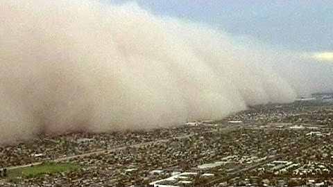 Tempête de sable en Arizona