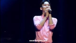 160227 EXO Miracle in Desember EXO'luxion in Jakarta (sing with exo l) chen close up fancam