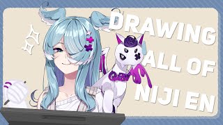 【DRAWING】 HALLOWEEN COSTUMES FOR ALL 【NIJISANJI EN | Elira Pendora】