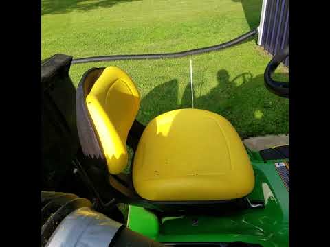 How to clean under your riding lawn mower deck without taking it apart.