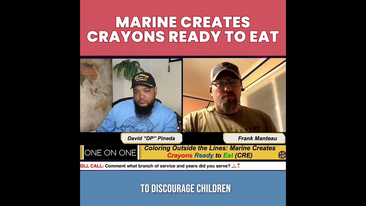 This Marine veteran is making edible and writable crayons for Marines