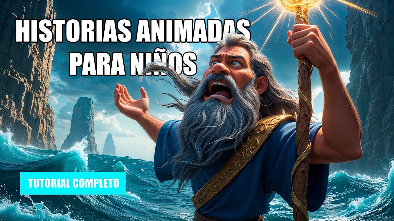 Creo un CANAL de HISTORIAS ANIMADAS de LA BIBLIA para NIÑOS con este generador de vídeos con IA